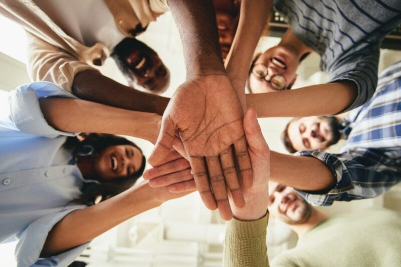 United people of different nationalities as one community